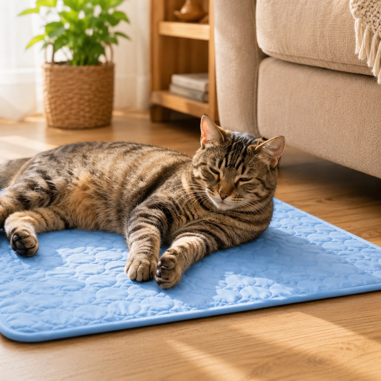 Every surface your cat lies on saturates. Then it works AGAINST it.