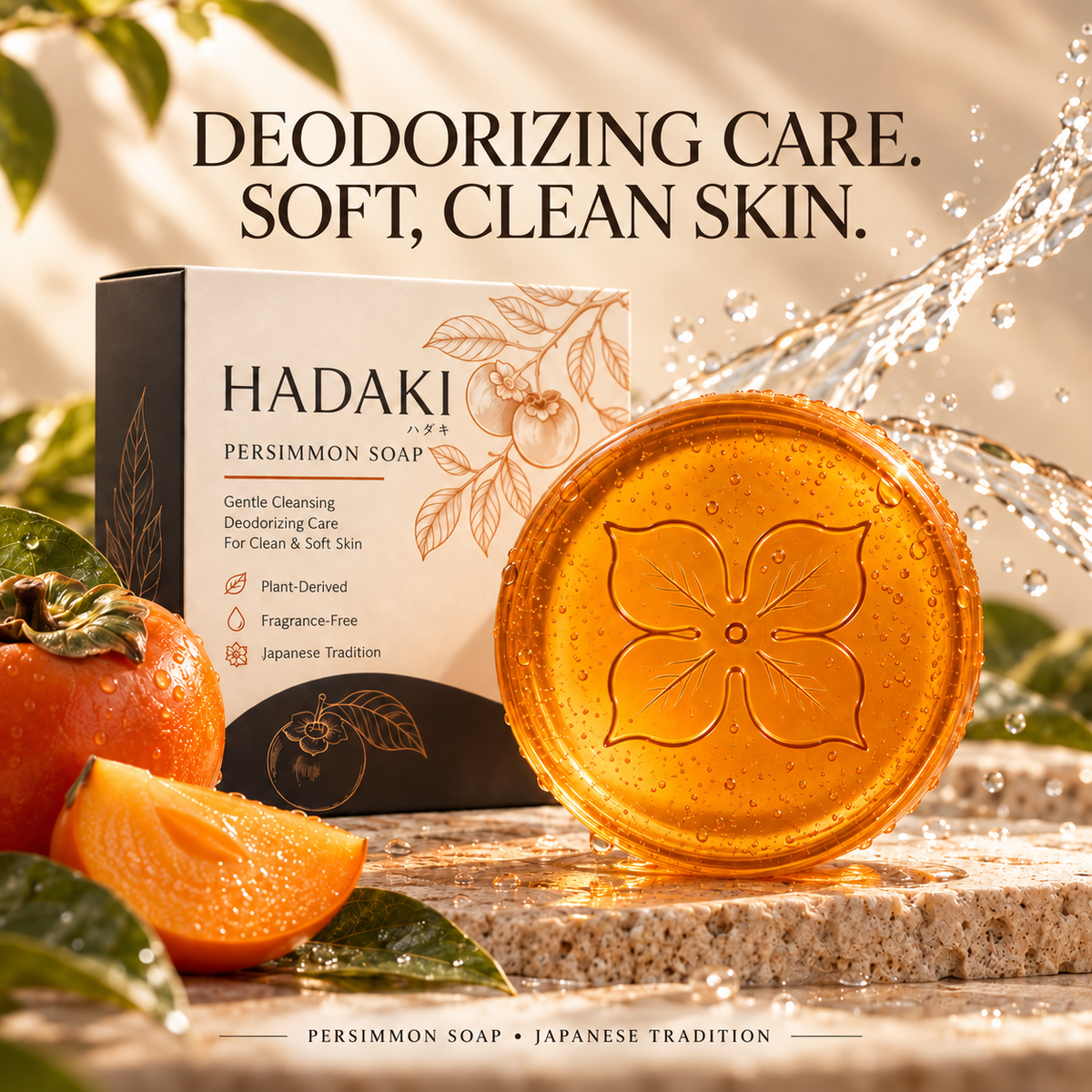HADAKI Persimmon Soap