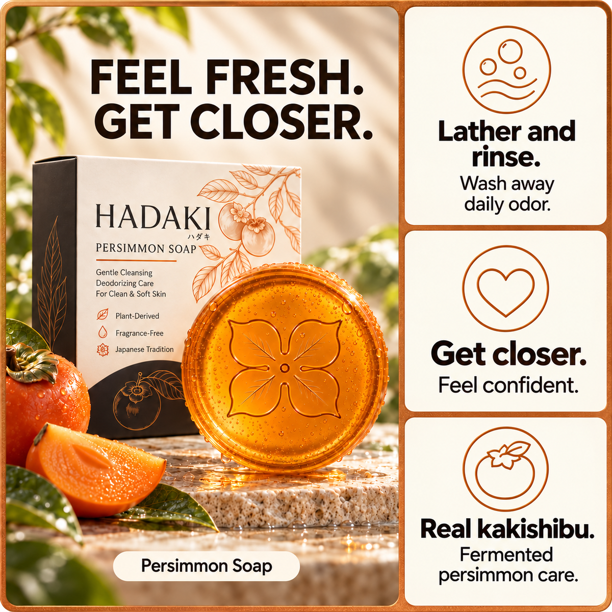HADAKI Persimmon Soap