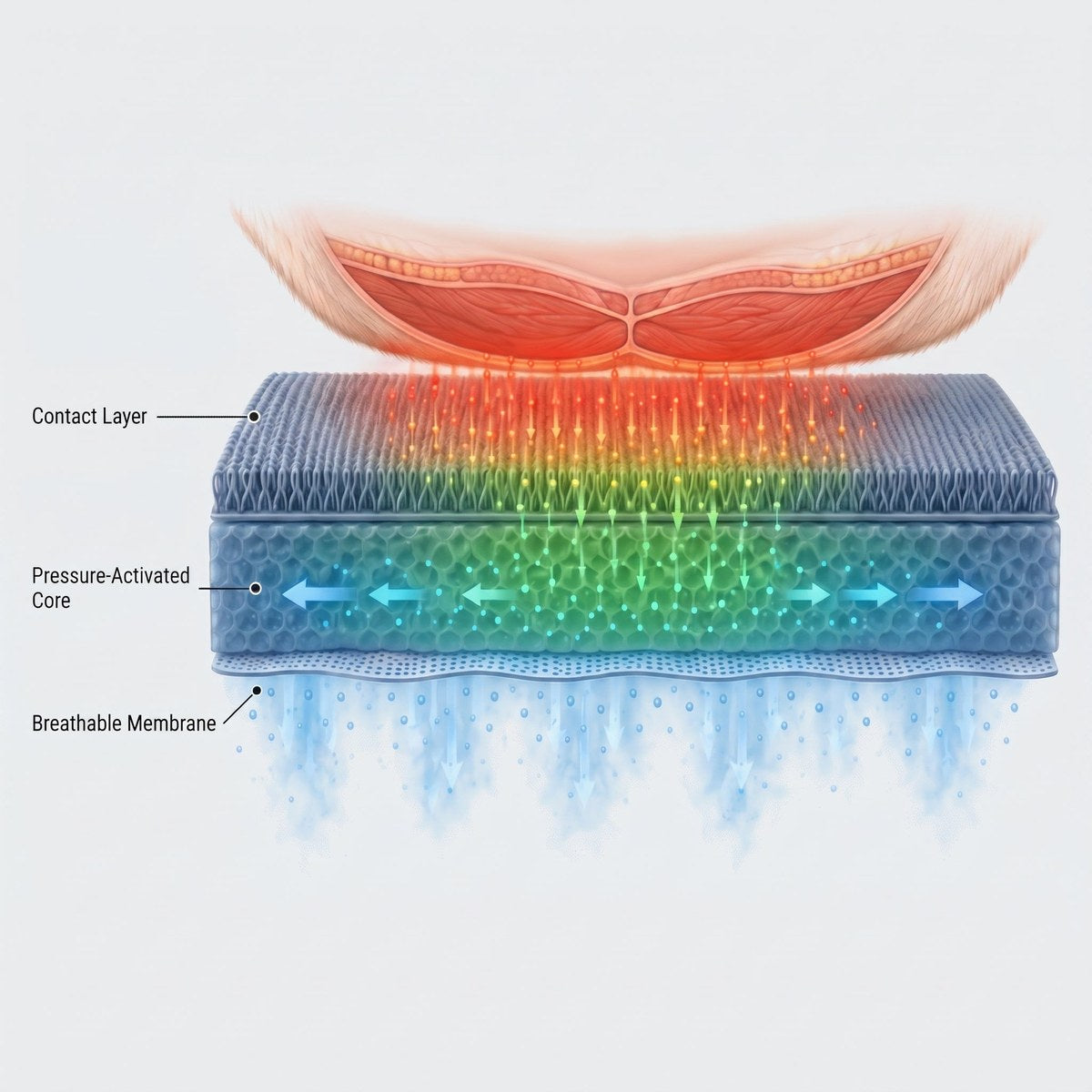Ice silk is the one surface that NEVER saturates.